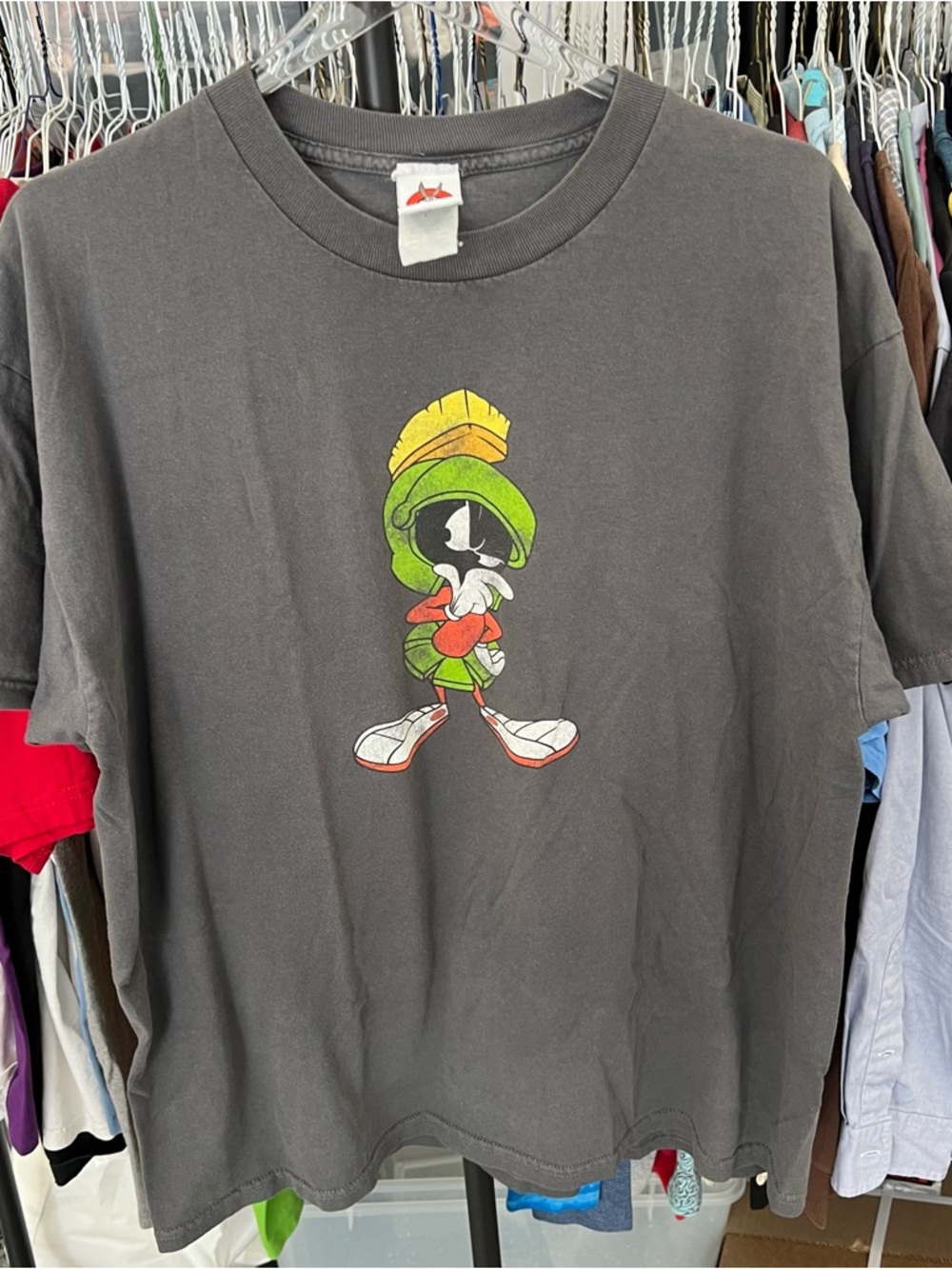 Marvin The Martian Vintage T-Shirt Made In USA Size XL Looney Tunes 90s